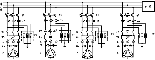 5 Steps 250kvar Dynamic Reactive Power Compensation